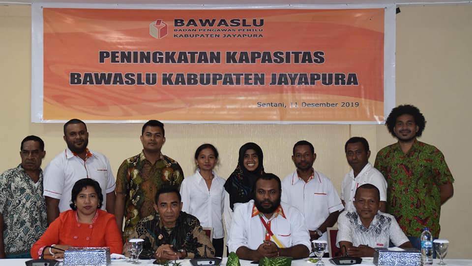 RAPAT KOORDINASI LANJUTAN PERSIAPAN PENETAPAN DAFTAR PEMILIH BERKELANJUTAN BULAN JUNI 2020 KABUPATEN JAYAPURA