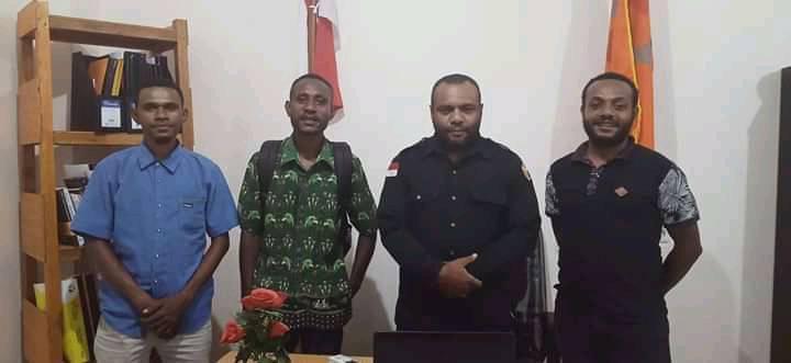 Bawaslu Kab. Jayapura Terima Kunjungan Mahasiswa Grime Nawa