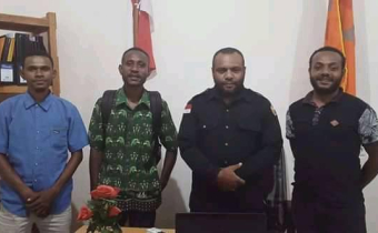 Bawaslu Kab. Jayapura Terima Kunjungan Mahasiswa Grime Nawa